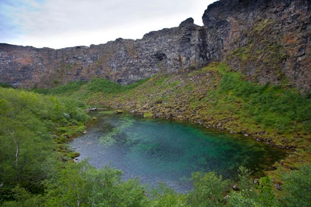 Cabin In The Lava. Near Husavik Skogar  Exterior photo