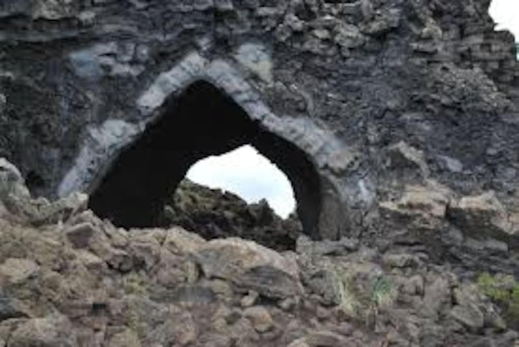 Cabin In The Lava. Near Husavik Skogar  Exterior photo